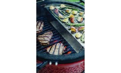 Kamado Joe Classic stainless steel cooking tray for fish and vegetables