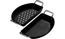 Kamado Joe carbon steel pan set, 2 pcs