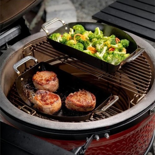 Kamado Joe carbon steel pan set, 2 pcs