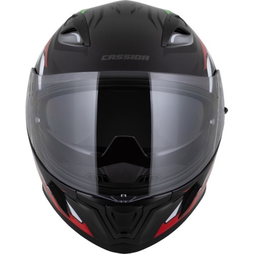 Motorcycle Helmet Cassida Orbit StriX Red/Green/Gray/White/Black