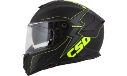 Motorcycle Helmet Cassida Integral GT 2.1 Flash Matte Black/Fluo Yellow/Dark Gray