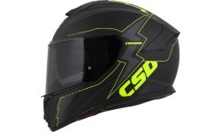 Motorcycle Helmet Cassida Integral GT 2.1 Flash Matte Black/Fluo Yellow/Dark Gray