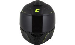 Motociklo šalmas Cassida Integral GT 2.1 Flash matinė juoda / fluorescencinė geltona / tamsiai pilka