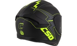 Мотошлем Cassida Integral GT 2.1 Flash матовый черный / флуоресцентный желтый / темно-серый
