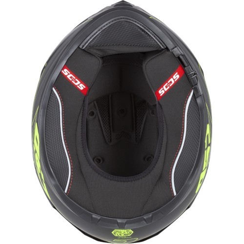 Motorcycle Helmet Cassida Integral GT 2.1 Flash Matte Black/Fluo Yellow/Dark Gray
