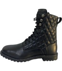 Женские мотоциклетные ботинки W-TEC Leocia Black - Чёрный