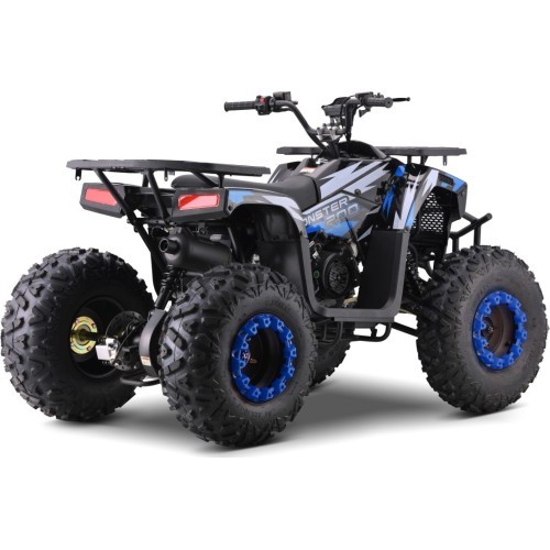 200CC MONSTER Blue Petrol Quad Bike