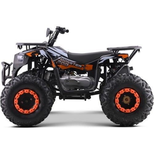 Keturratis MONSTER 200CC, oranžinis