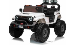 Elektromobilis Extreme Sport 4x4, baltas