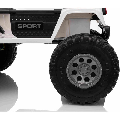Elektromobilis Extreme Sport 4x4, baltas