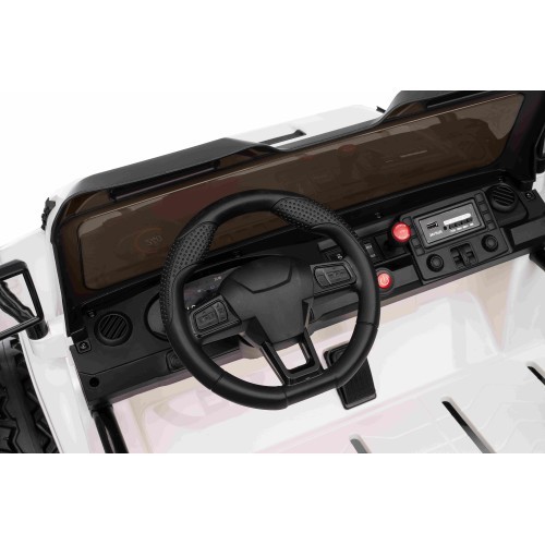 Elektromobilis Extreme Sport 4x4, baltas