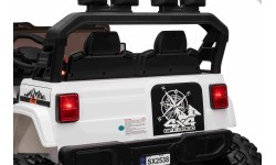 Elektromobilis Extreme Sport 4x4, baltas