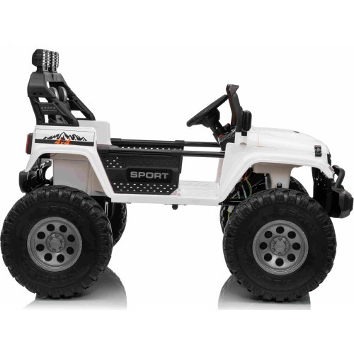 Elektromobilis Extreme Sport 4x4, baltas