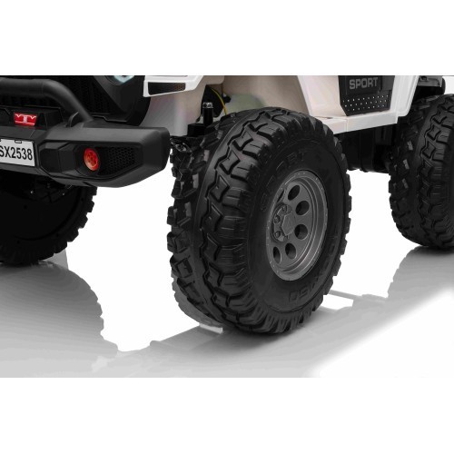 Elektromobilis Extreme Sport 4x4, baltas