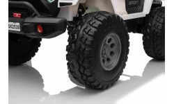 Elektromobilis Extreme Sport 4x4, baltas