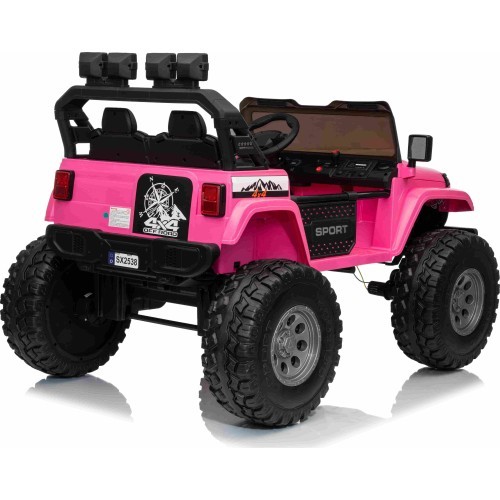Vaikiškas elektromobilis Extreme Sport 4x4, rožinis