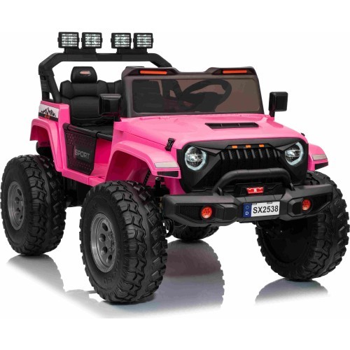 Vaikiškas elektromobilis Extreme Sport 4x4, rožinis