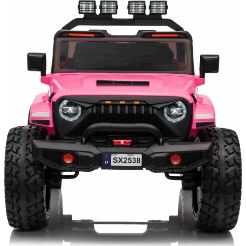 Vaikiškas elektromobilis Extreme Sport 4x4, rožinis