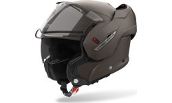 Flip-Up Motorcycle Helmet AIROH MATHISSE 2 Color P/J Matte Bronze