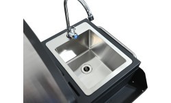 IBIZA gas grill with sink