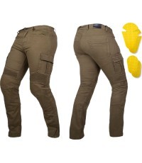 Мотоджинсы W-TEC Wallbridge, оливковые - Оливково-зелёный