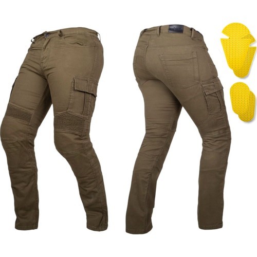 Motorcycle Jeans W-TEC Wallbridge Olive - Olive Green