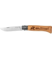 Peilis Opinel 8 Inox Oak Animal, elnias