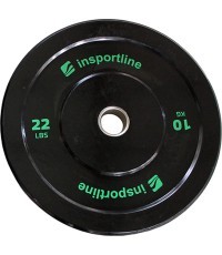 Обрезиненный диск inSPORTline Bumper Plate Lite 10 кг 50 мм