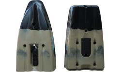 Sudedama baidarė su pedaliniu varikliu inSPORTline Rhoner Desert Camo