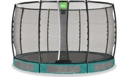 EXIT Allure Premium įleidžiamas batutas ø366 cm, žalias