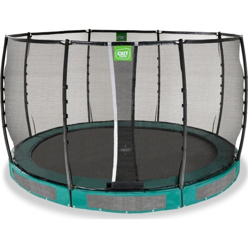 EXIT Allure Premium ground trampoline ø366cm - green