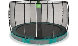 EXIT Allure Premium ground trampoline ø366cm - green