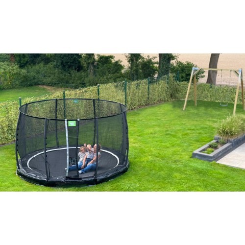 EXIT Allure Premium ground trampoline ø366cm - green