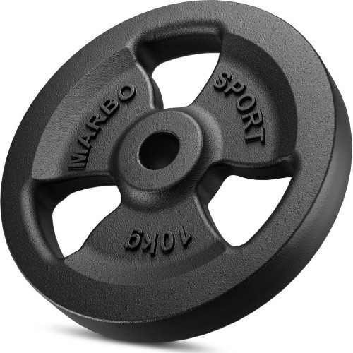 Cast Iron Weights Set Marbo, 30kg / 2x10kg + 2x5kg