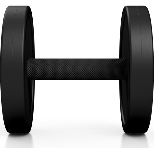 Gumuotas hantelis Marbo - 7,5 kg, juodas