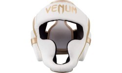 Headgear Venum Elite - White/Gold