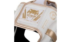 Боксёрский шлем Venum Elite, белый/золотой