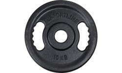 Ketaus olimpinis svorio diskas inSPORTline Castblack OL, 10 kg