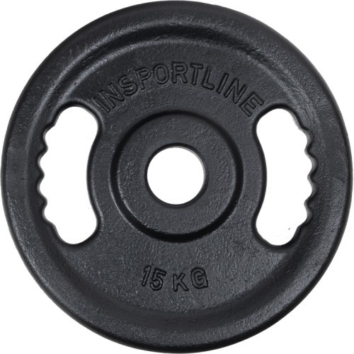 Ketaus olimpinis svorio diskas inSPORTline Castblack OL 15 kg 50 mm