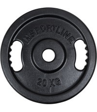 Чугунный олимпийский диск inSPORTline Castblack OL, 20 кг