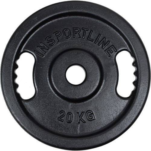 Cast Iron Olympic Weight Plate inSPORTline Castblack OL, 20kg