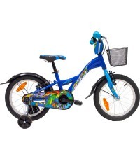 Велосипед 4KIDS Rebel 16", размер 10" (25,5 см), алюминий, синий