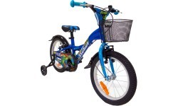 Велосипед 4KIDS Rebel 16", размер 10" (25,5 см), алюминий, синий