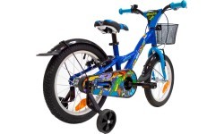Велосипед 4KIDS Rebel 16", размер 10" (25,5 см), алюминий, синий