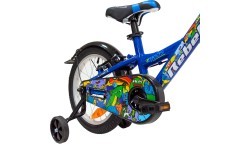 4KIDS Rebel 16" bike, size 10" (25.5 cm), aluminium, blue