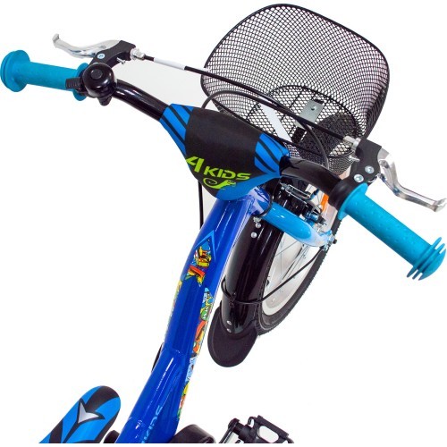 Велосипед 4KIDS Rebel 16", размер 10" (25,5 см), алюминий, синий