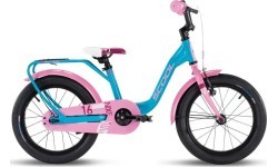 Велосипед S'COOL niXe 16" 1-скоростной с ножным тормозом, алюминиевый, розовый океан