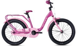 Dviratis S'COOL niXe 18" 1-speed coaster-brake Aluminium pink-baby pink