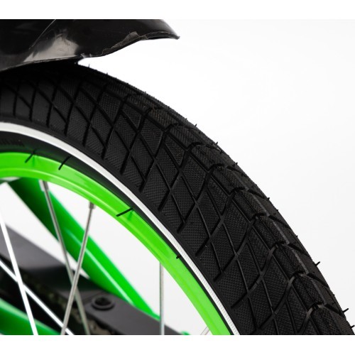 Dviratis Karbon Jazz 16 green neon