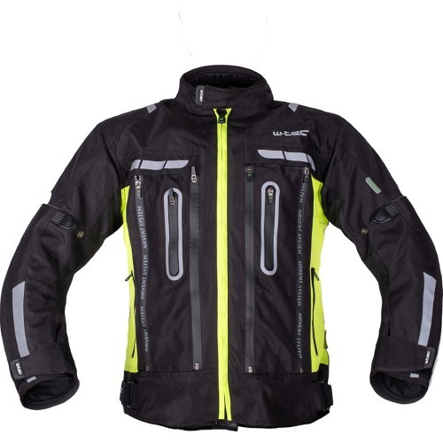 Мотоциклетная куртка W-TEC Gelnair EVO - Black-Fluo